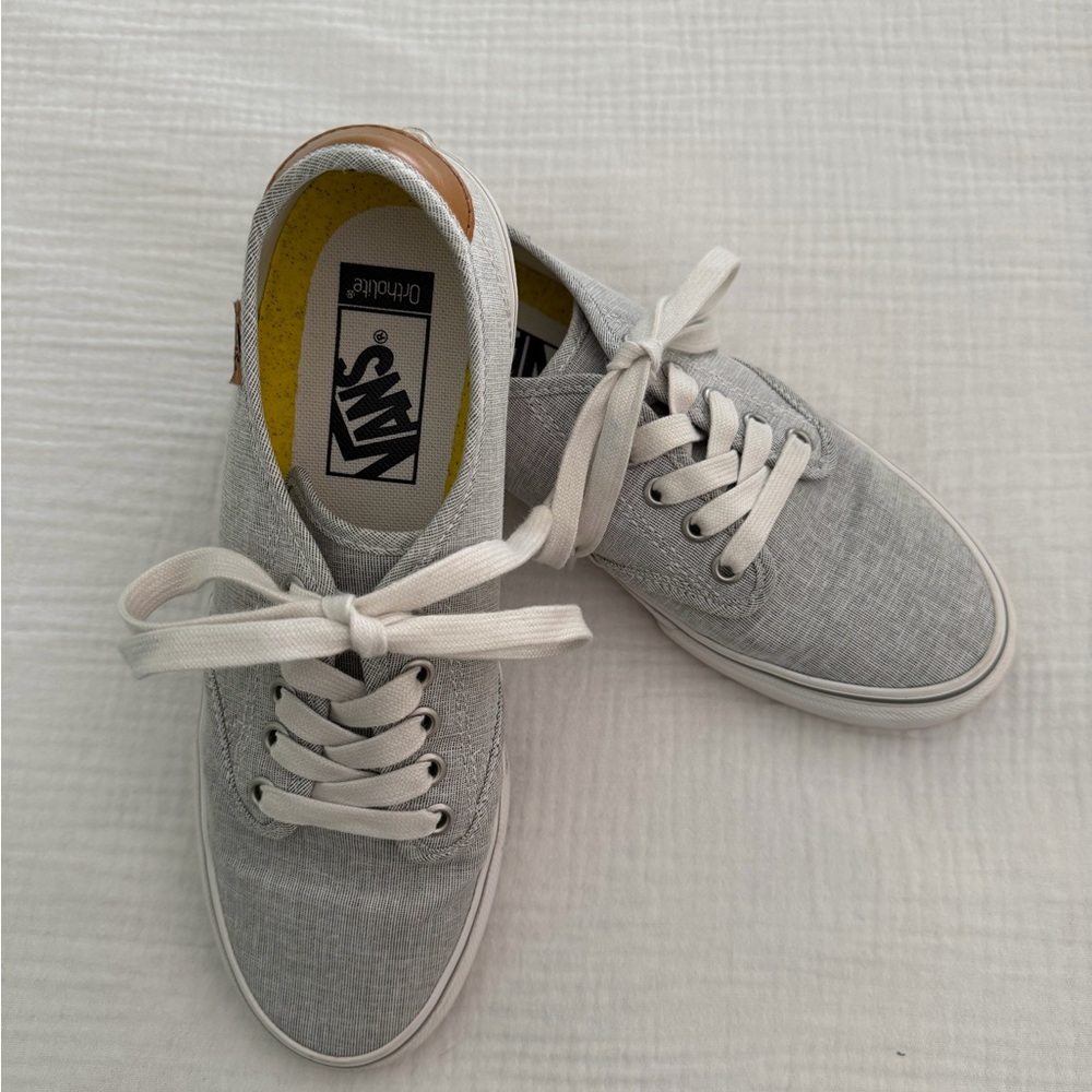 Vans Gray Heather Canvas Skate Sneakers